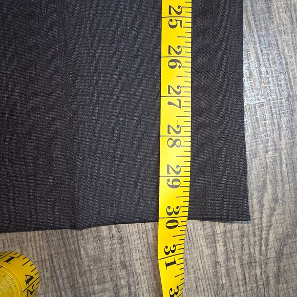 Design Collective Dress Pants Men 36R Gray Charcoal Flat Front Classic Fit Slack - Picture 11 of 11